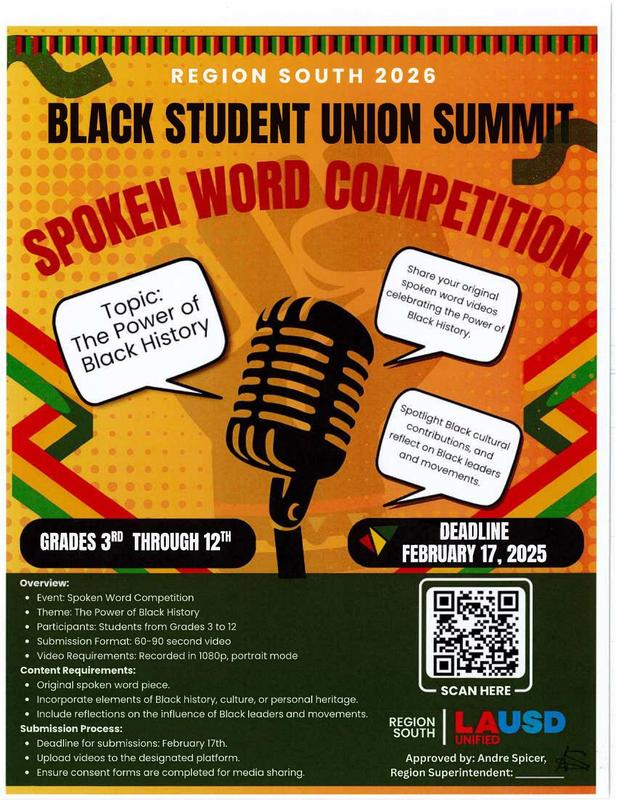 Black History Month Flyer