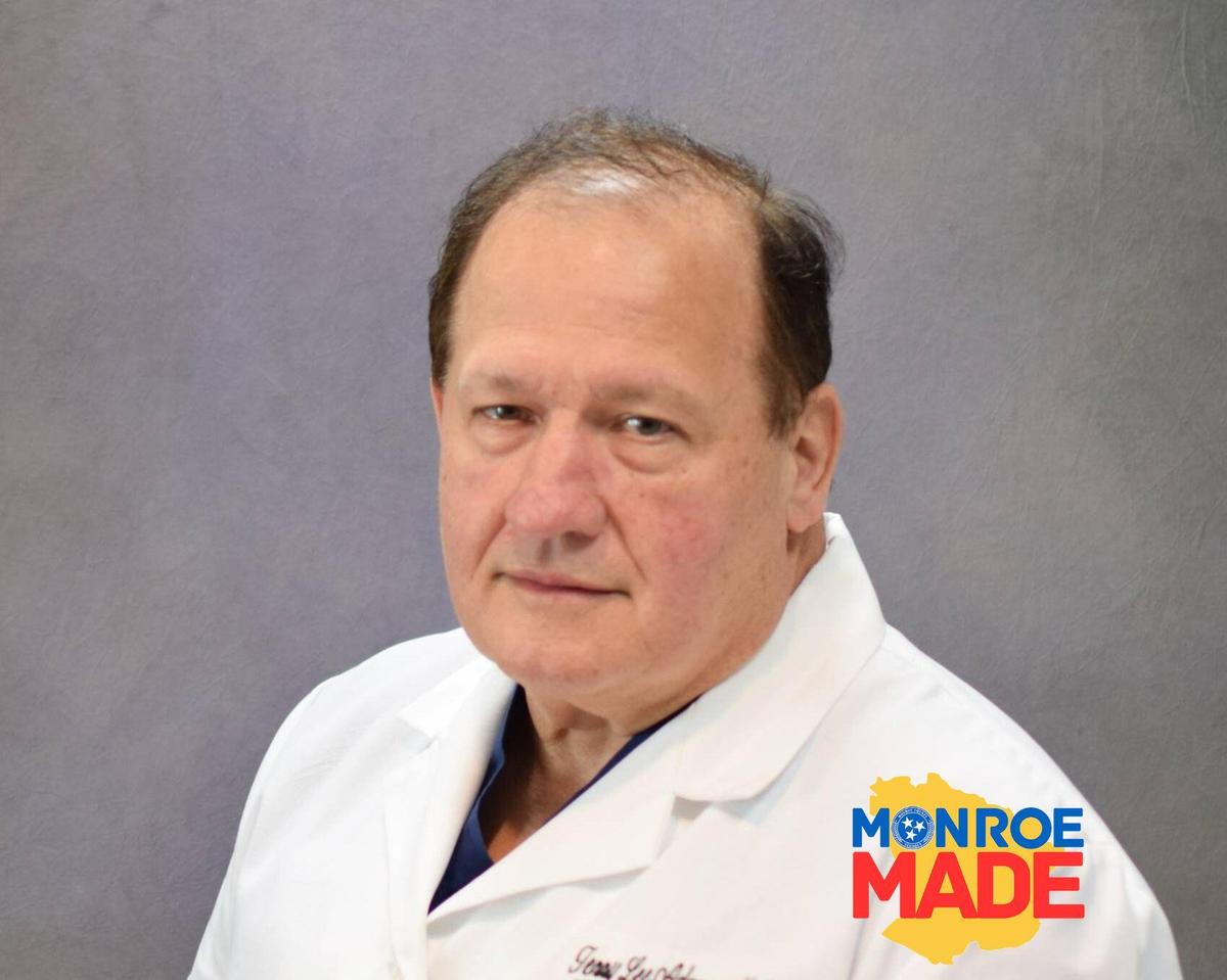 Dr Terry Adams photo with Monroe Made logo