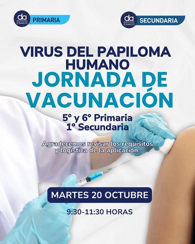 Jornada de Vacunación VPH Featured Photo