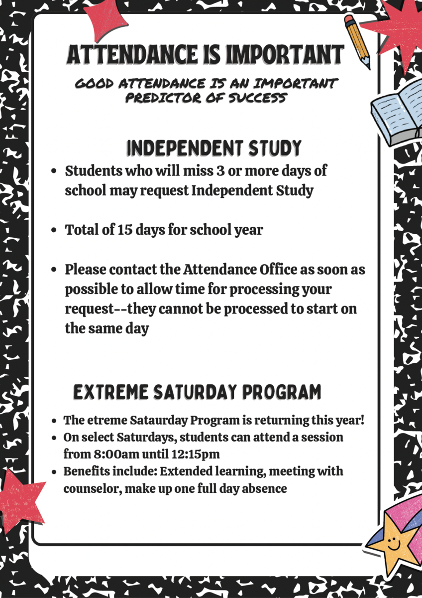 Independent Study and Extreme Saturday Information