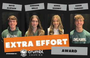 Extra Effort Award Winners