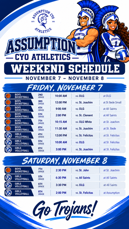 cyo schedule