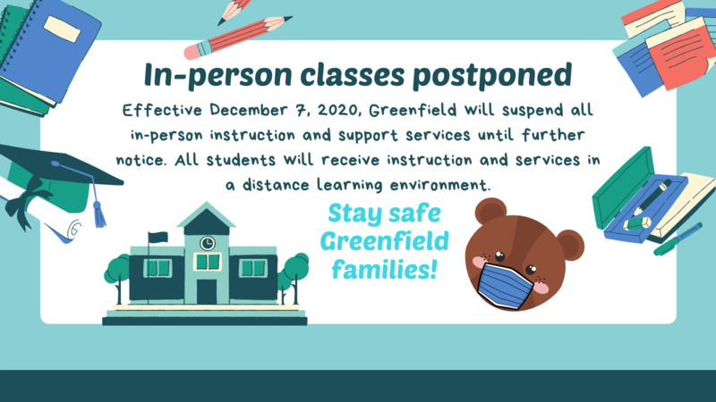 In-Person Classes Postponed // Clases Presenciales Pospuestas Thumbnail Image