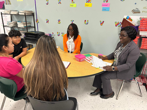 Parent-Teacher Conferences at RES - A Record-Breaking Number of Parents & Students Attended the Conferences