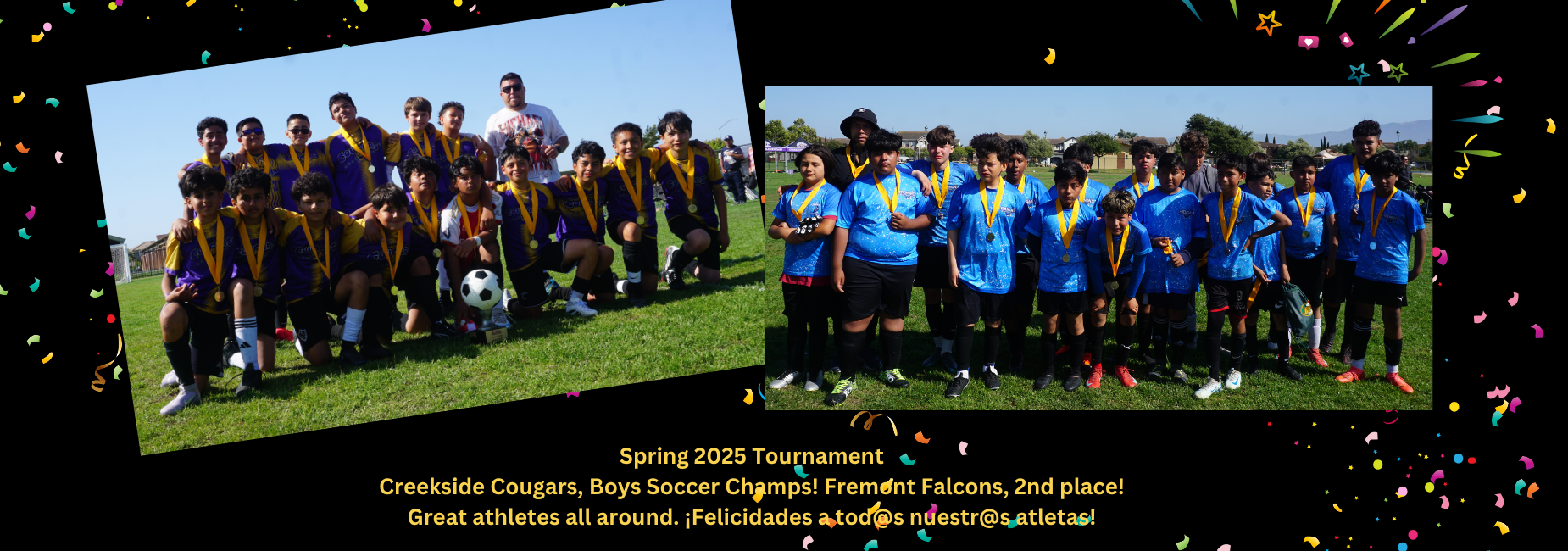 Fall 2025 Boys Soccer Champions