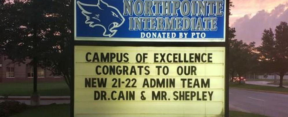 New Administration Marquee