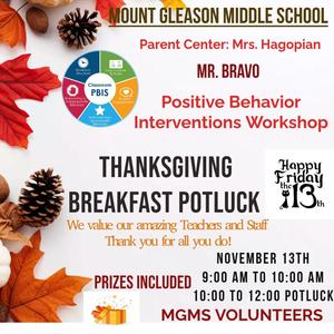 Thanksgiving breakfast potluck