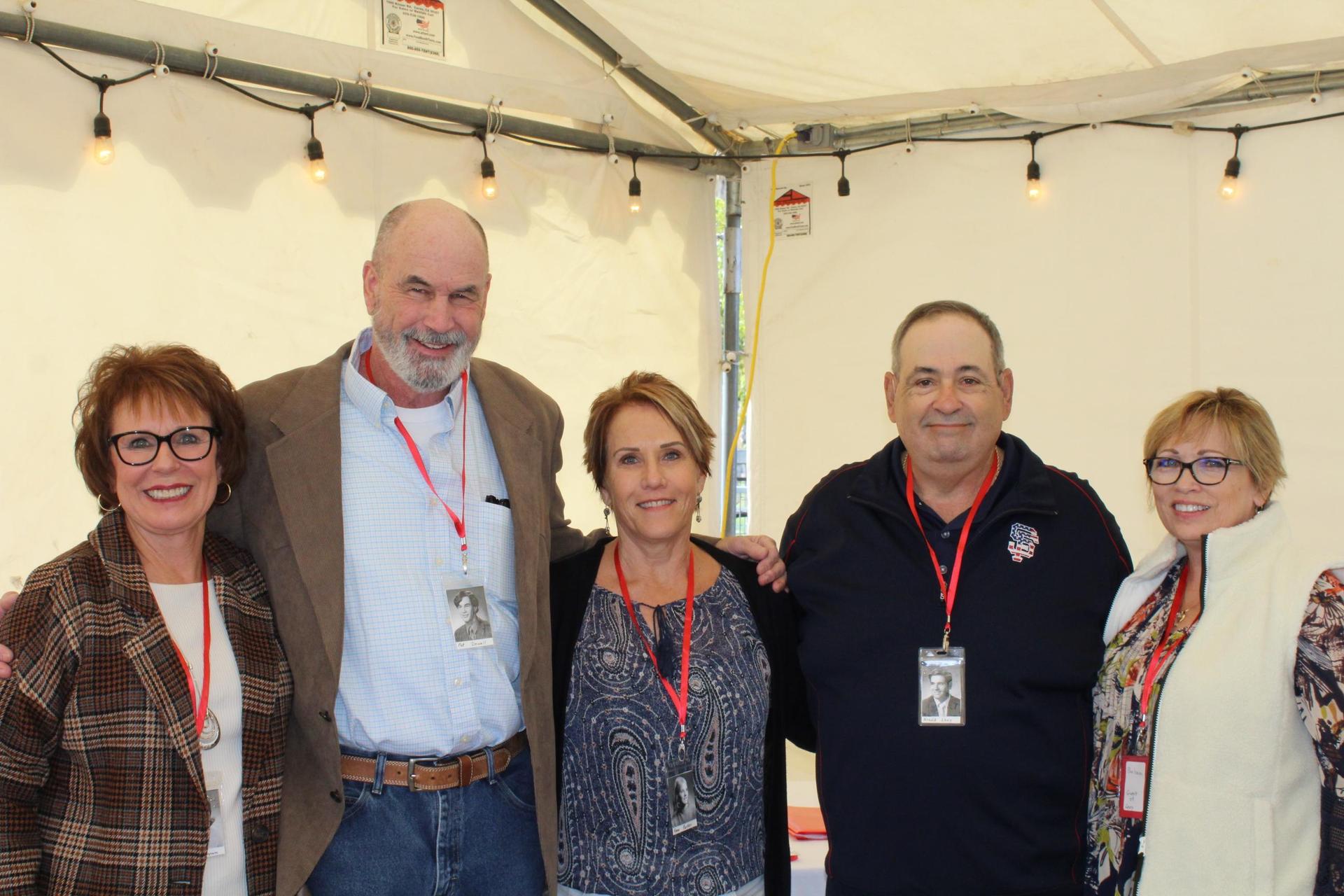 Members of the class of 1971 at their 50 year reunion