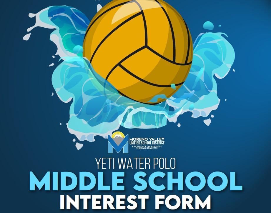 Water Polo Sports Camps/Tryouts 202223 Sunnymead Middle School
