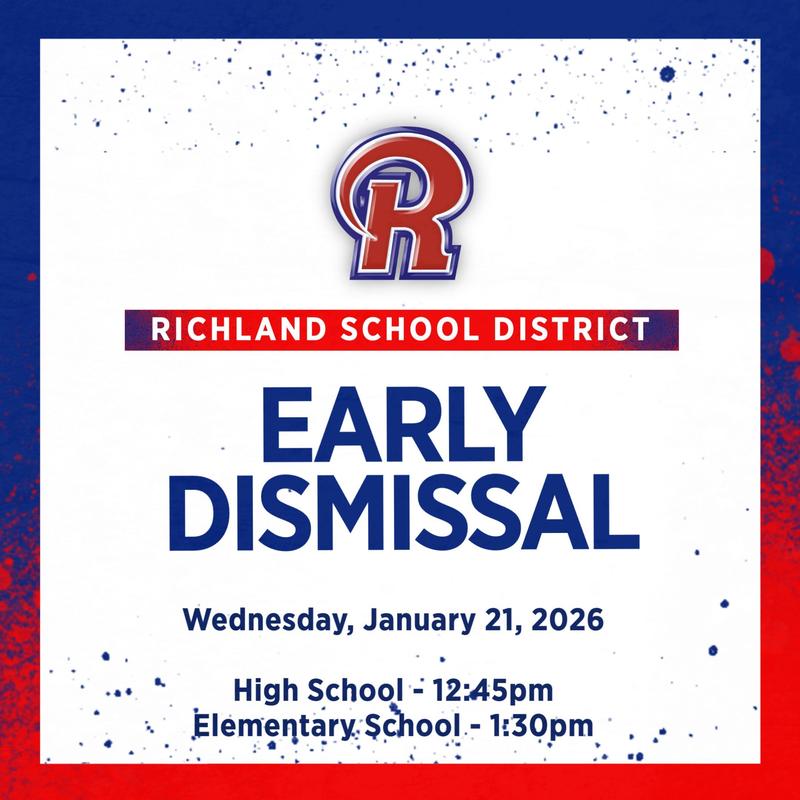RSD ALERT: Early Dismissal - January 21, 2026