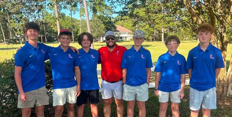 Pass Pirates Golf opened up their season with a match win over Long Beach and FCAHS. Led by Rece Ladner, Aidan Holmes, Joel Ross, and Collin Carmichael.