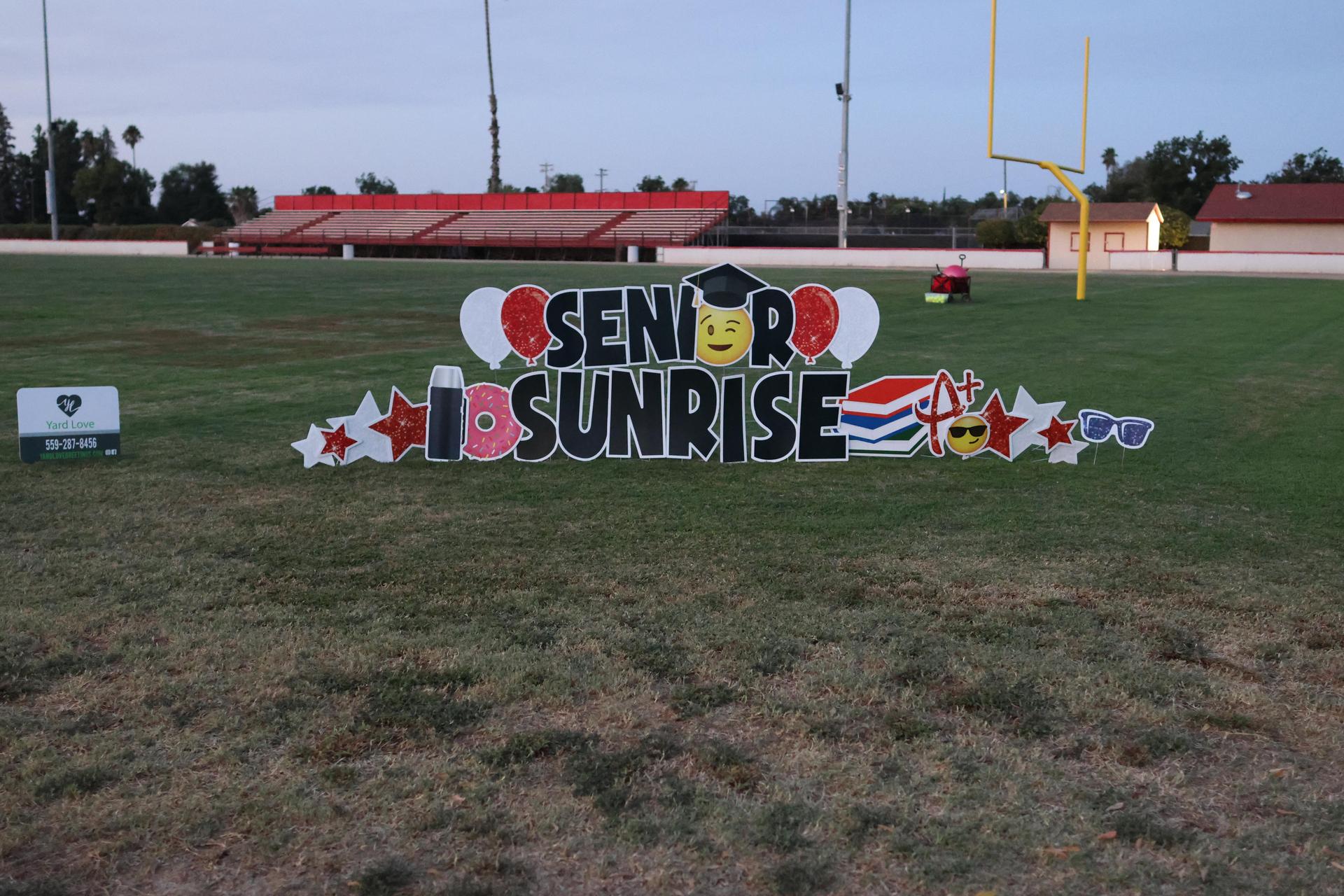 Students and Staff at the Senior Sunrise 1
