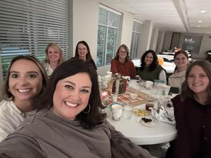 A celebration dinner