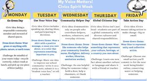 Civics Spirit Week