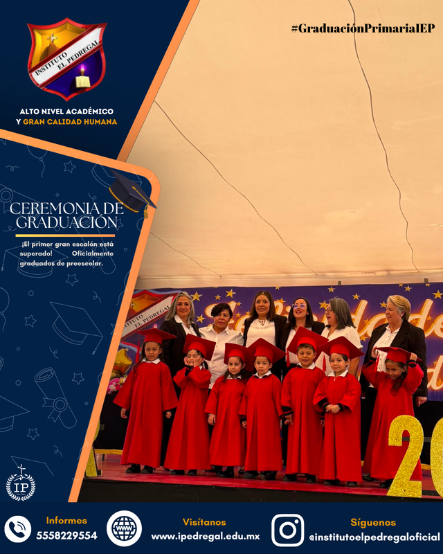 ¡El primer gran escalón está superado! Oficialmente graduados de preescolar. Featured Photo