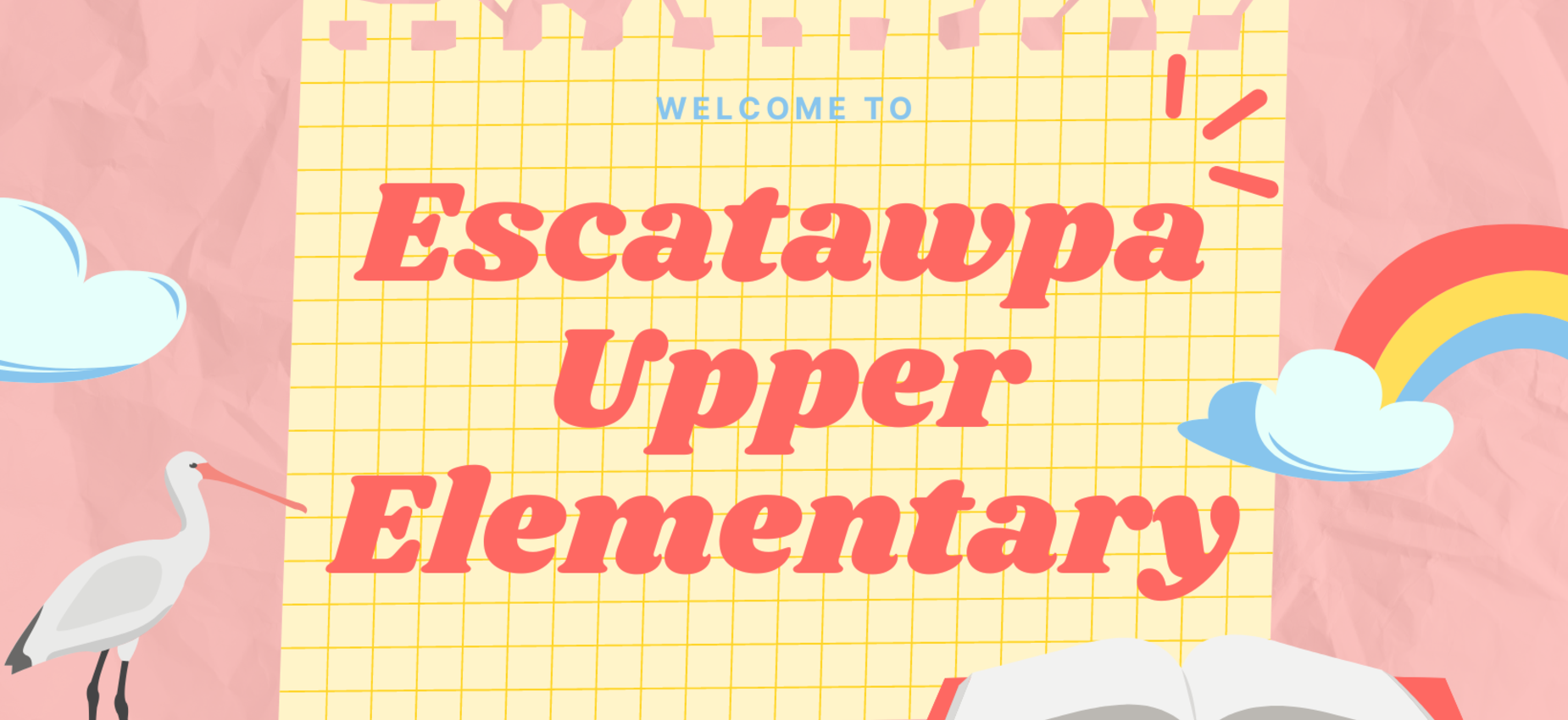 Welcome banner