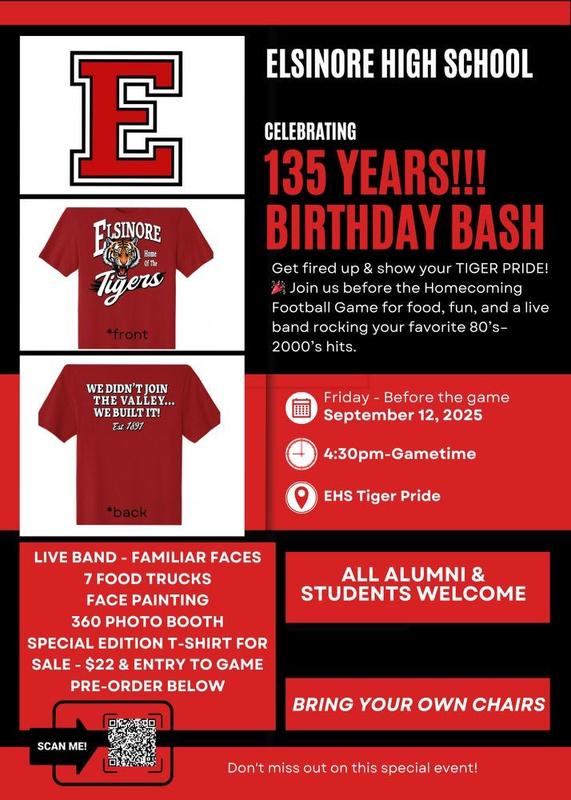 Come Celebrate EHS's 135th Birthday!