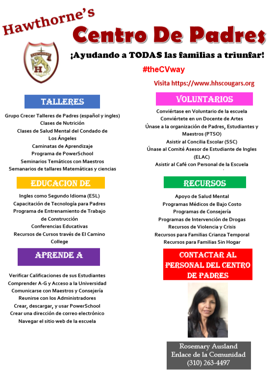 Parent Center Spanish
