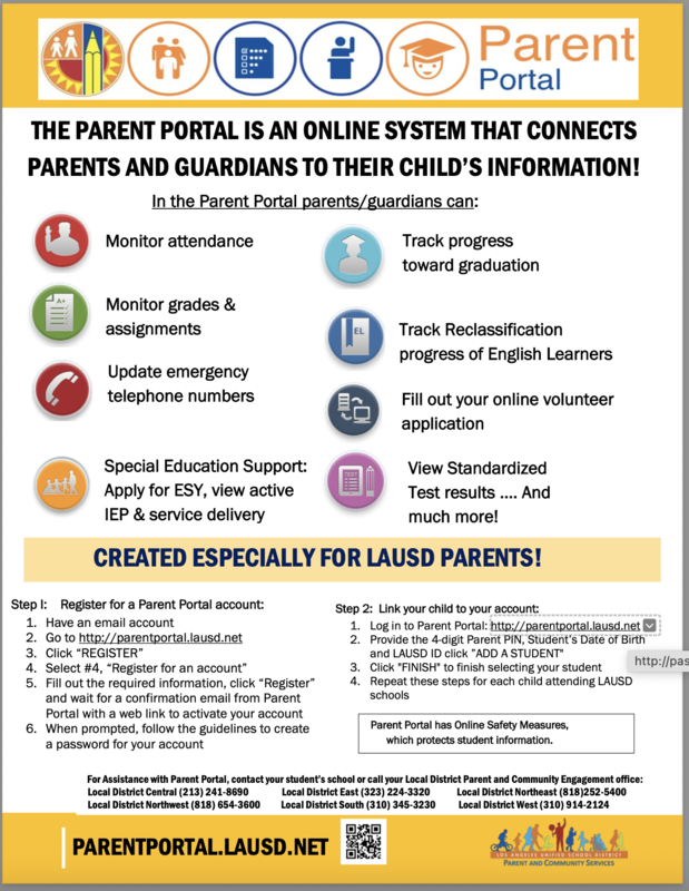 Parent Portal / Portal Para Padres Featured Photo