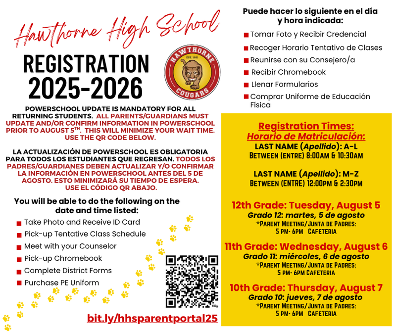 10th-12th Grade Registration Week Featured Photo