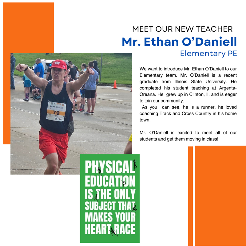 Welcome Mr. Ethan O'Daniell