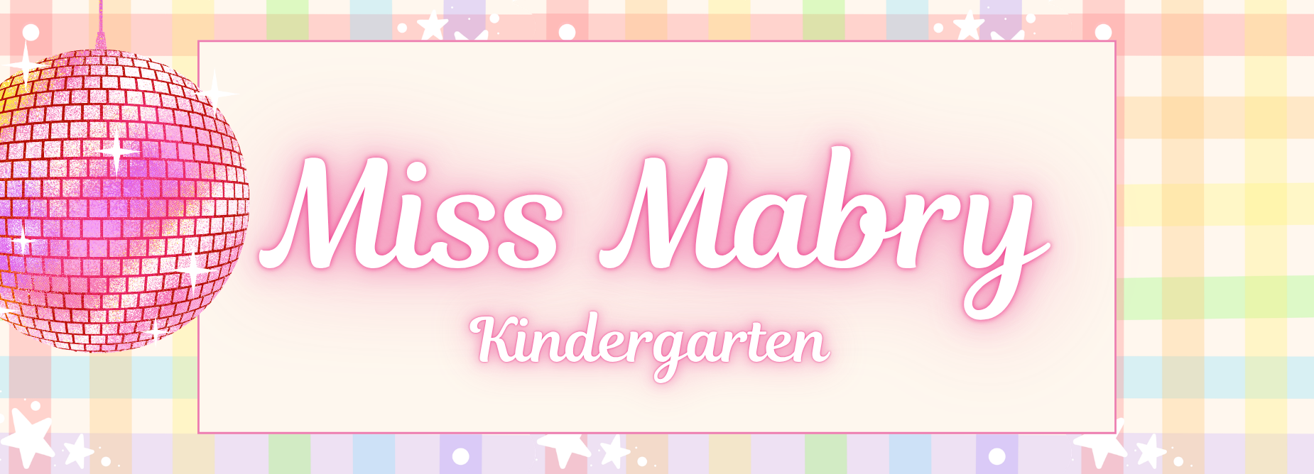 Miss Mabry - Kindergarten
