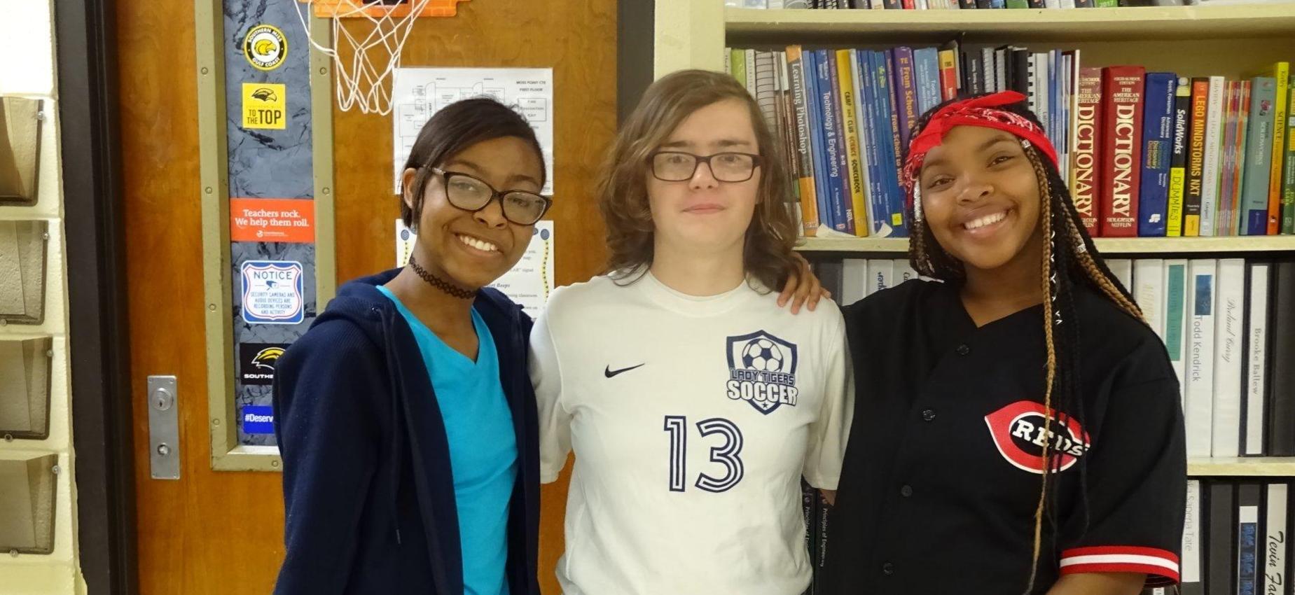 Smiling students