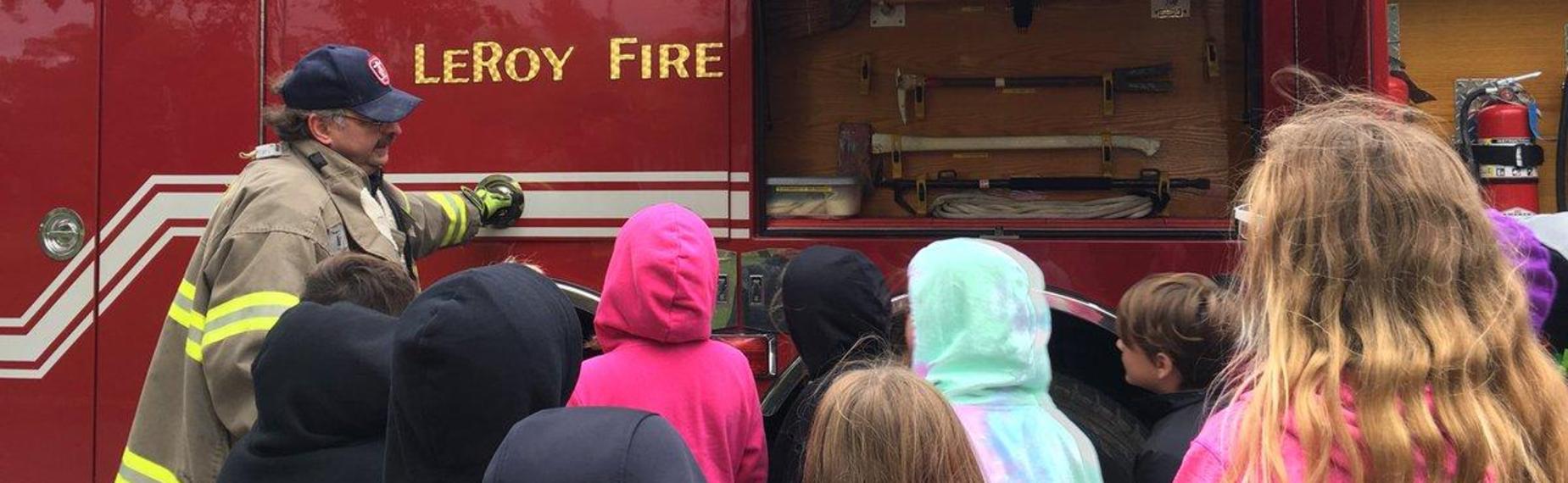Fire Prevention Day with Elementary Students