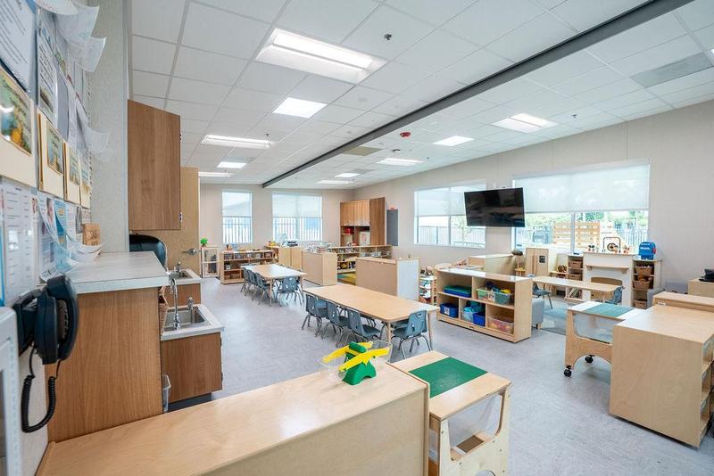 Photo from inside of one of Cortada's new Head Start/Preschool classroom.