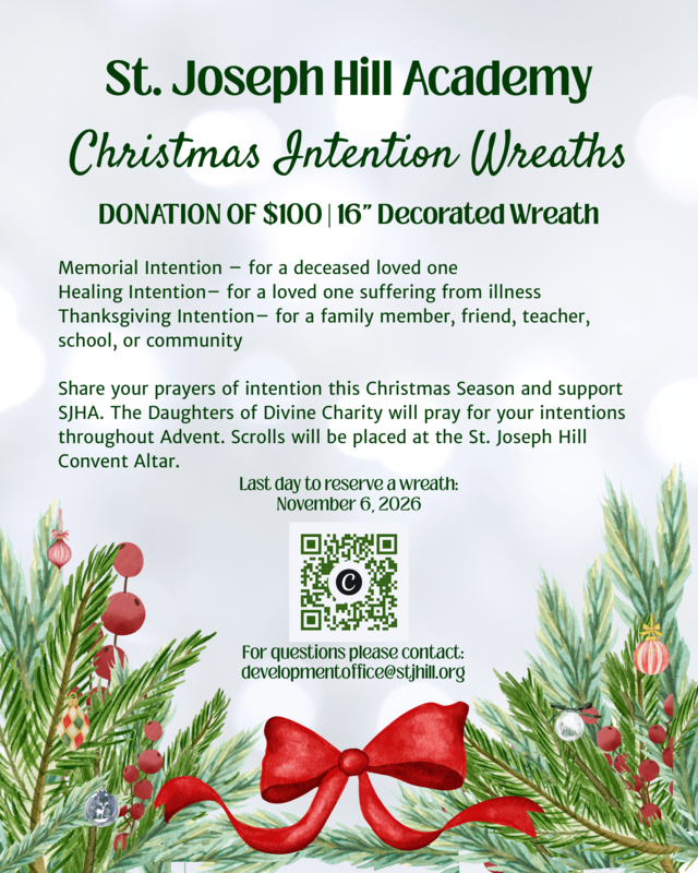 SJHA Christmas Intention Wreaths Featured Photo