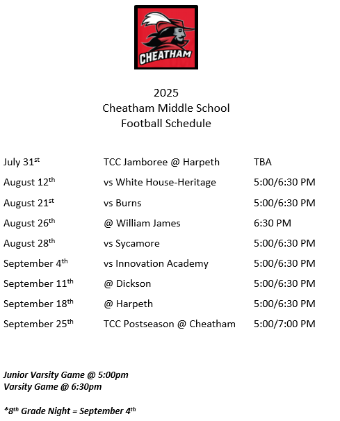 Schedule