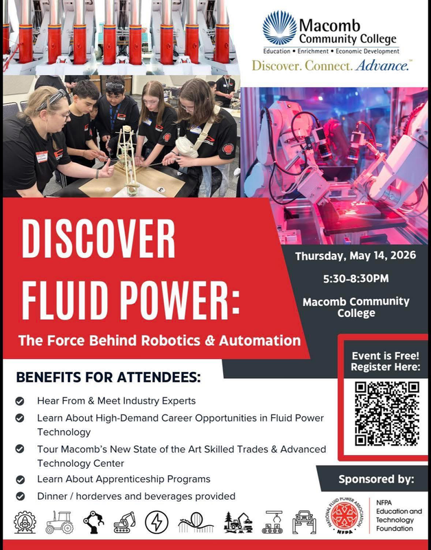Macomb Community College (Discover Fluid Power) ~ May 14th Featured Photo