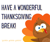 Thanksgiving Break is November 24-28