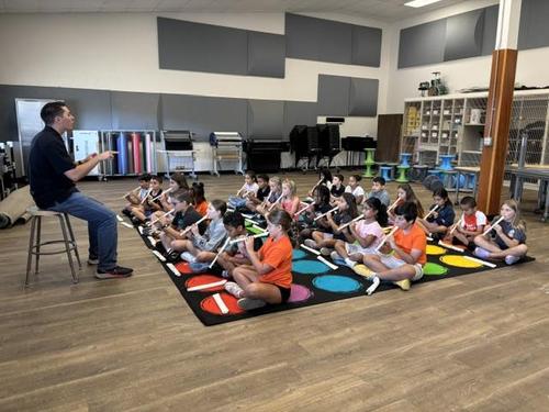 students in music