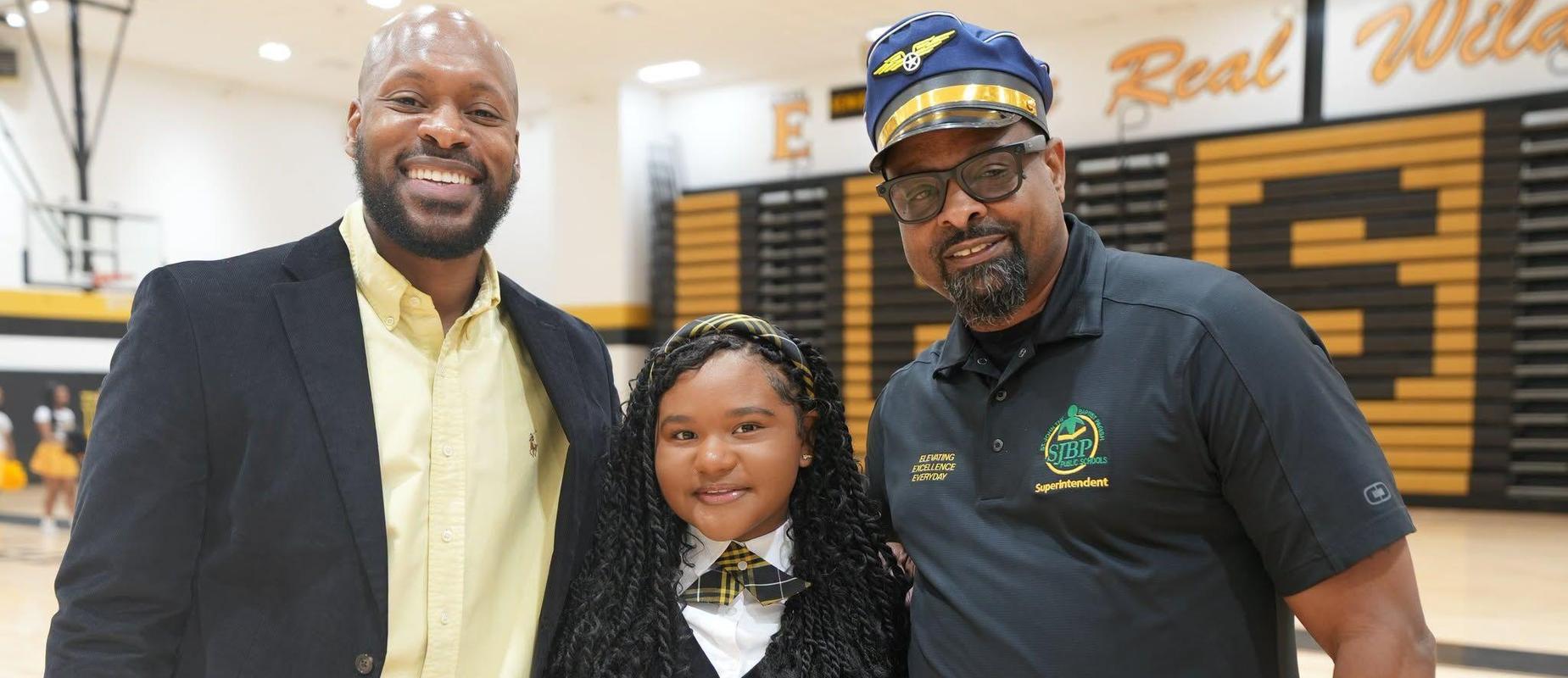 ESJH. Dr. Perry and Principal Jackson.