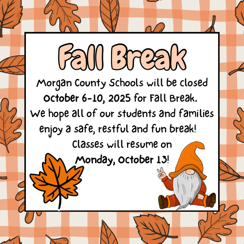 Fall break announcement