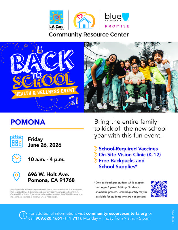 back to school event english flyer