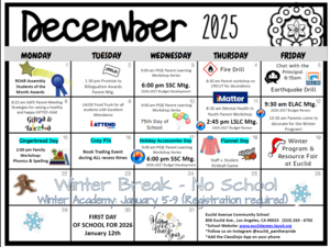 December Calendar