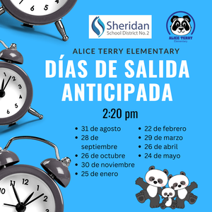 early release days spanish