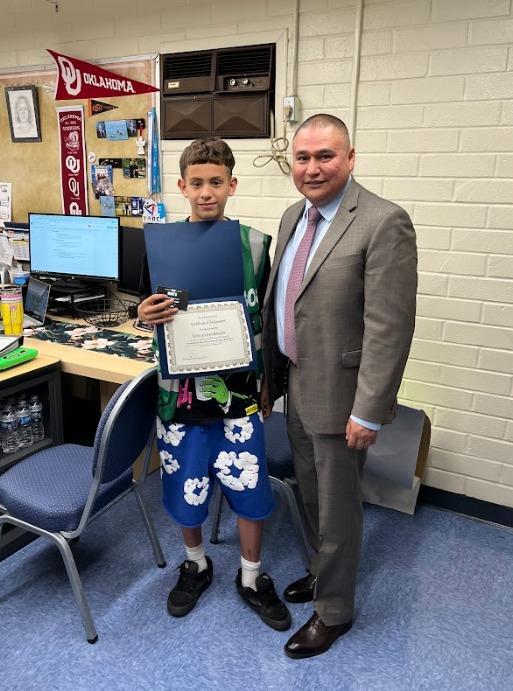 Director and student