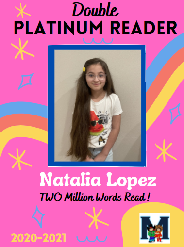 Congratulations to our second DOUBLE Platinum Reader! Featured Photo