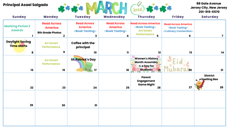 March Calendar 2026