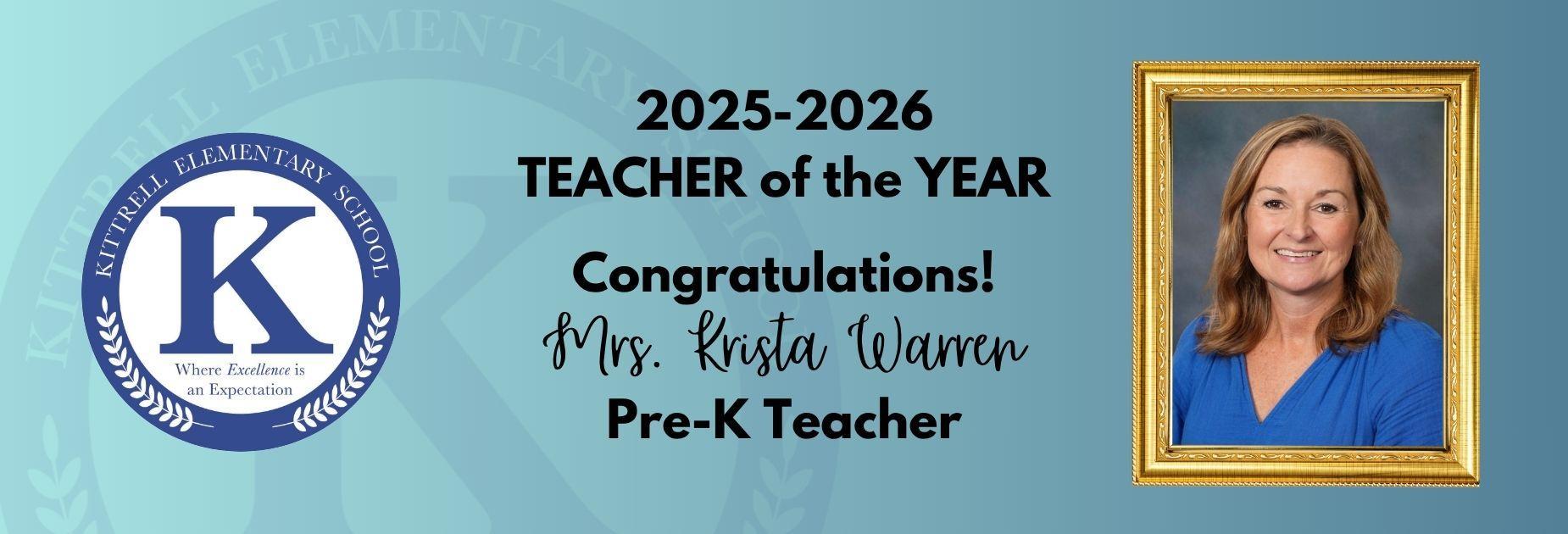 Teacher of the Year