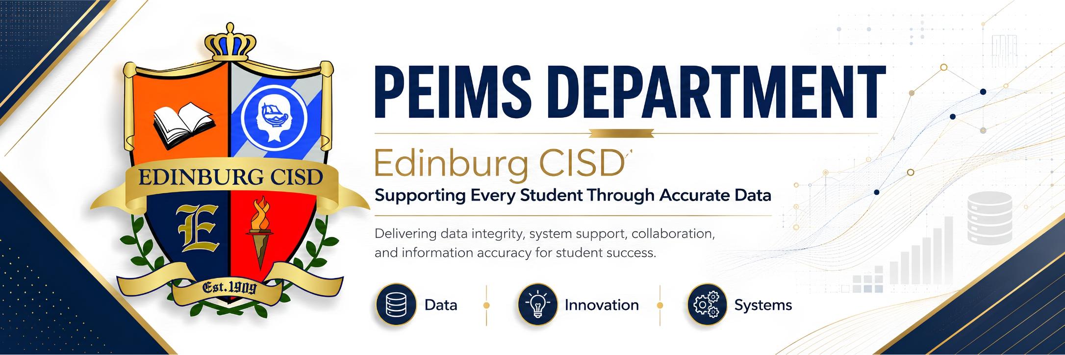 PEIMS DEPARTMENT EDINBURG CISD BANNER