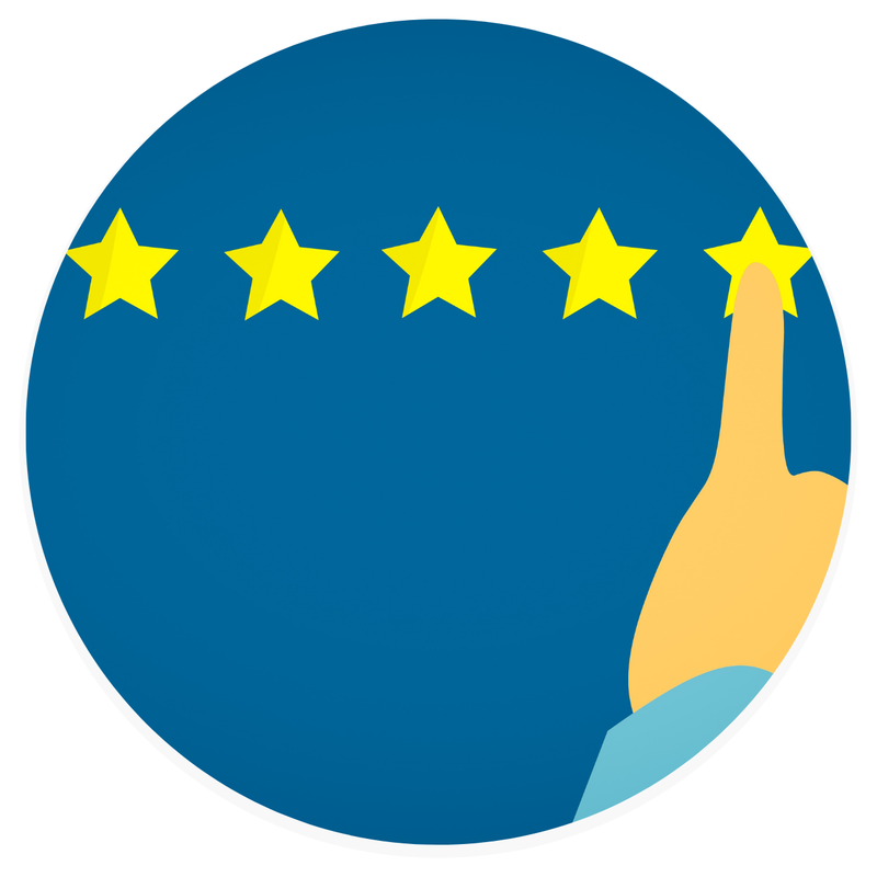 5 gold stars