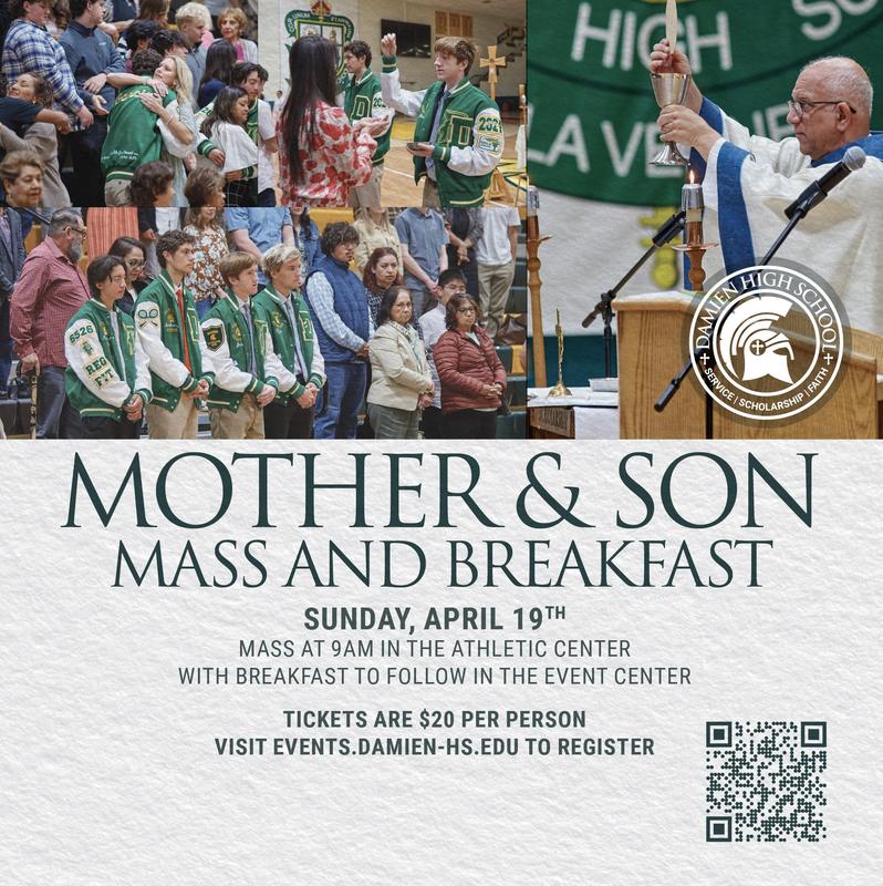 Join us for Mother & Son Mass and Breakfast Featured Photo