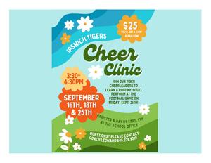 cheer clinic poster