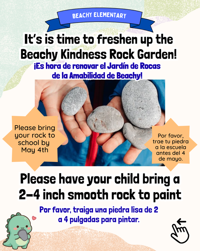 Beachy Rock Painting Reminder