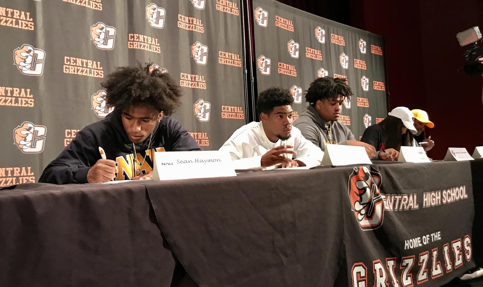 Central High student-athletes on National Signing Day