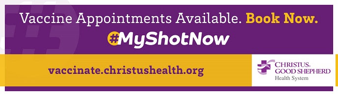 Vaccine Appointments Available at Christus Good Shepherd Hub Featured Photo